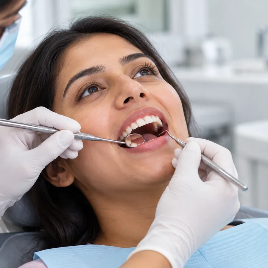 Kleem Dental Universe dental clinic interior, Gajularamaram