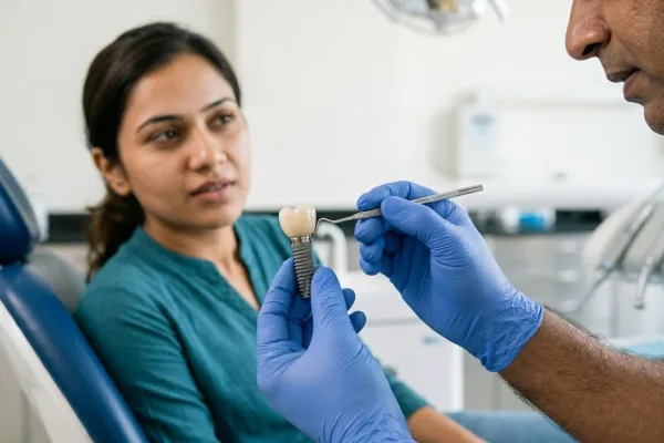 Kleem Dental Universe dental clinic interior, Gajularamaram