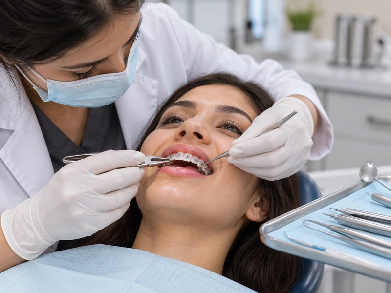 Braces at Kleem Dental Universe, Gajularamaram