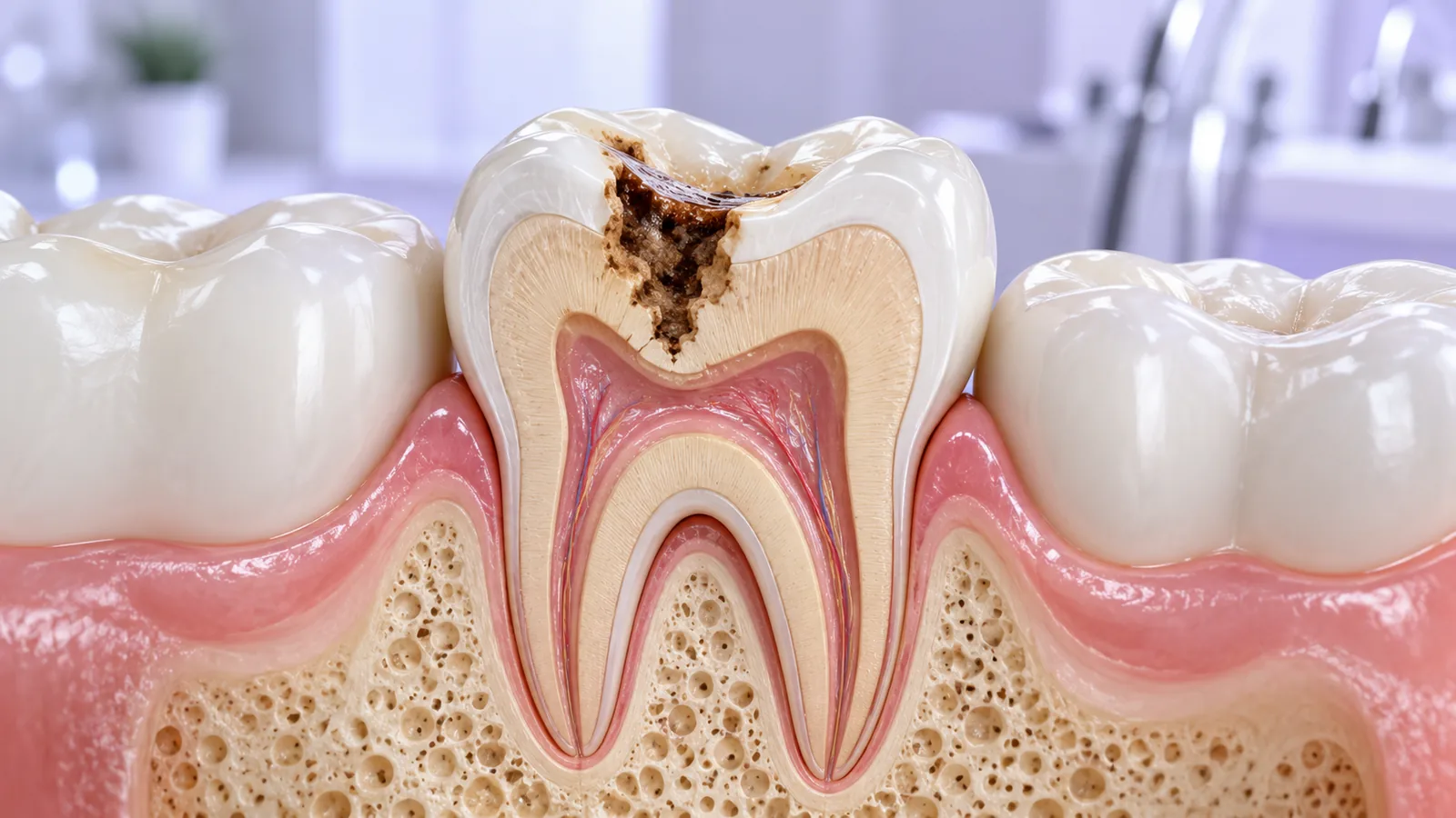 Cavity Treatment at Kleem Dental Universe, Gajularamaram