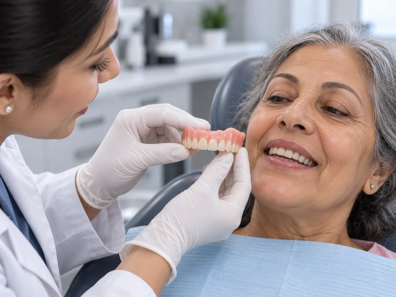 Dentures at Kleem Dental Universe, Gajularamaram