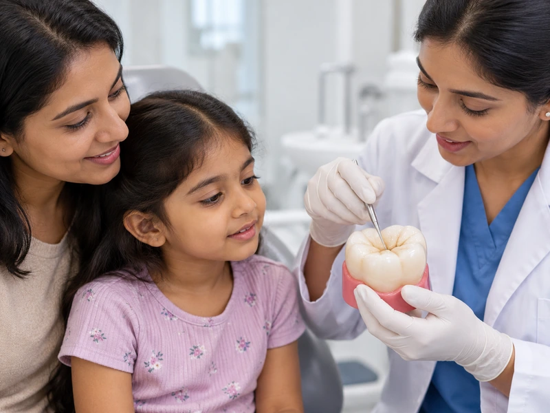 Fluoride & Sealants at Kleem Dental Universe, Gajularamaram