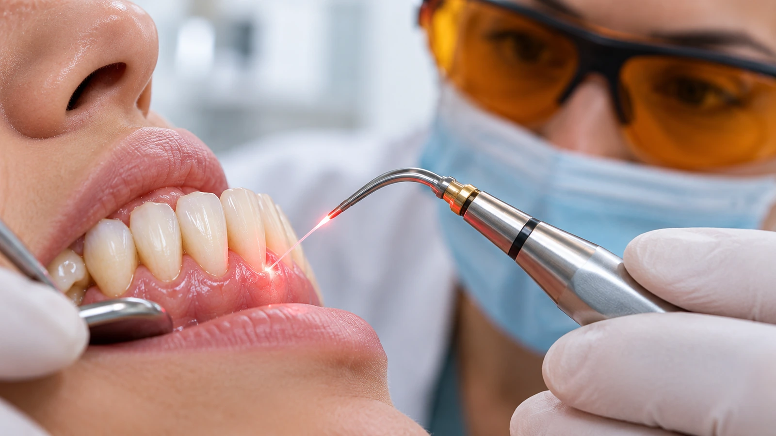 Laser Gum Treatment at Kleem Dental Universe, Gajularamaram