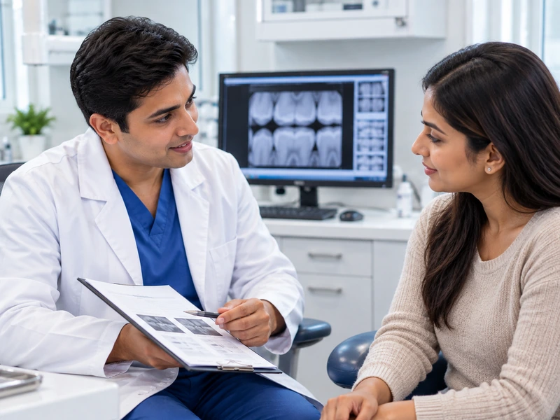 Routine Check-up & X-ray at Kleem Dental Universe, Gajularamaram